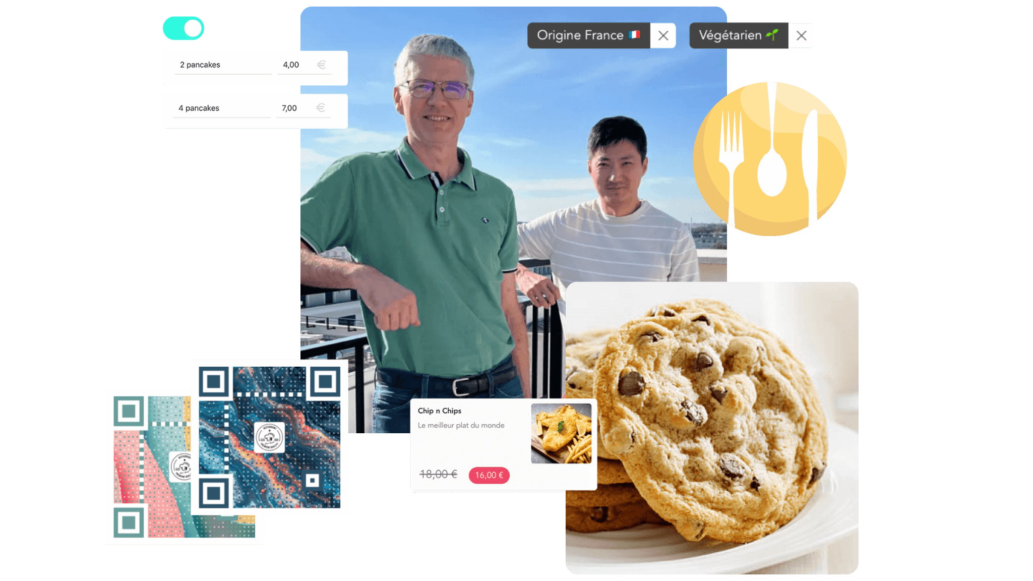 Image des fondateurs de cookie menu, Guilhem Leblond et Philippe Lorin